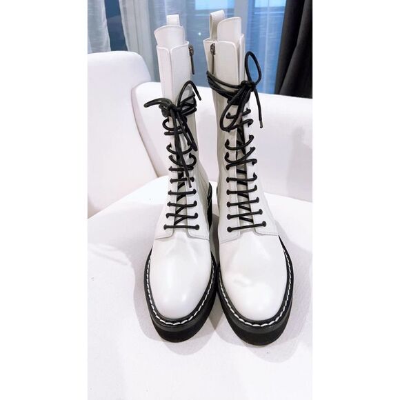 khaite cody boots white 10B - Picture 6 of 13